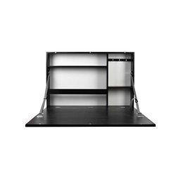 Prinz Wandmontage 36' X 24' zwart klapbureau met krijtbord, hout, 36' X 24' X 5'