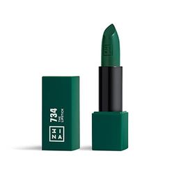 3INA MAKEUP - The Lipstick 734 - Verde Bottiglia - Rossetto Matte - Alta Pigmentazione - Rossetti Cremosi - Profumo di vaniglia e custodia magnetica - Lucido e Mat - Vegan - Cruelty Free