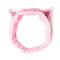 Legami - Hair Band, Me Time, 24.5x11 cm, Polyester, Kitty Theme, Collect Hair for Make-up, Make Up Facial, Soft Headband