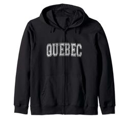 Quebec Canadá - Ciudad de Quebec - Quebec Varsity Sudadera con Capucha