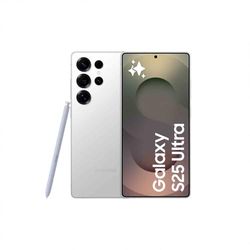 Samsung Galaxy S25 Ultra 512GB Teléfono Móvil con IA, Galaxy AI, 12GB RAM, Cámara 200MP, Dual SIM, IP68, Garantía del Fabricante 3 Años + 1 Año Extra, Titanio Plata (Versión Española)
