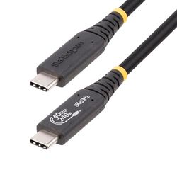 StarTech.com Câble USB4 de 50cm 40Gbps, 240W (5A) PD, 8K 120Hz/4K 240Hz DP Alt Mode, Certifié USB-IF - Compatible Thunderbolt