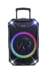 N-Gear The Flash 1240 - Altoparlante Bluetooth senza fili da 12 pollici con microfono, luce LED e 500 W