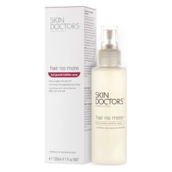 Skin Doctors Hair No More Inhibitor Spray, painless hair removal, after shaving, waxing, epilating, slows hair growth and nourishes the skin. For use on legs, bikini line, underarm and face - 120ml