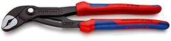 Knipex Cobra® Suporte para bombas de água cinza atramentado, com capas multicomponentes 300 mm (cartolina auto-serviço/blíster) 87 02 300 SB
