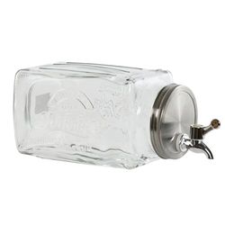 DISPENSADOR BEBIDAS CRISTAL METAL 13X13,5X32,5 3L