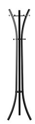 Alco Albert 2873-11 - Perchero de pie, Metal, Lacado Negro, 178 x 55 x 55 cm