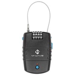 M-Wave - Fechadura de alarme Lock'n'Roll Alarm, preto, tamanho único