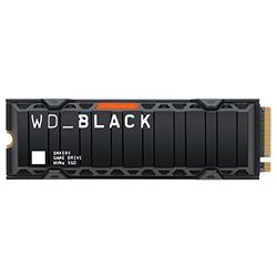 WD_BLACK SN850X NVMe SSD 2 TB met koelelement (voor PlayStation 5, leessnelheden tot 7300 MB/s, schrijfsnelheden 6600 MB/s, Game Mode 2.0, laadvoorspelling, PCIe Gen43-interface)