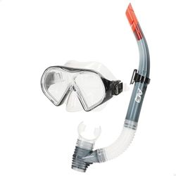 AKTIVE Colorbaby Aqua Sport snorkelbril voor volwassenen, siliconen afdichting, latexvrij, gehard glas, eenvoudige pasvorm, 150° kijkhoek, hypoallergeen, meer dan 12 jaar (54249)