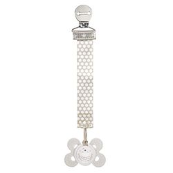 Chicco Clip Fashion - corrente porta-chupetas, cinzento