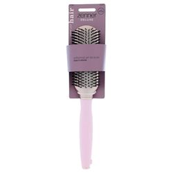 Zenner Deluxe Toupee Brush - Toupee Brush with Firm Nylon Bristles and Fold-Out Compartment Tip - For Volume, Hair Separation and Precise Styling