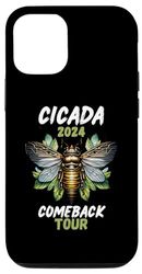 Coque pour iPhone 14 Cicada 2024 Comeback Tour Cigale Invasion Cigale Emergence