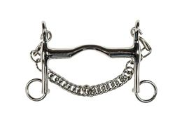 HKM Mors de bordure-9884 Argent 13,5 cm