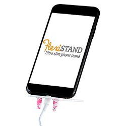 Gifts for Readers & Writers Flexistand Compatto e Regolabile Telefono Supporto per iPhone e Android, Marmo Rosa