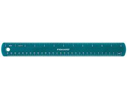 FISKARS Righello per bambini glitterato, Lunghezza: 30 cm, Blu, 1023923