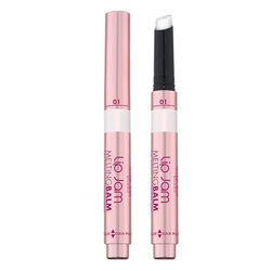 Deborah Milano - Lip Jam Melting Balm, Balsamo Labbra Colorato e Brillante, Rende le Labbra Morbide e Levigate, 01 Glam Coco, Pearly nude
