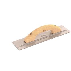 Bon 22-632 14-inch bij 3-1/2-inch vierkante eindmagnesiumvlotter met houten handvat