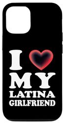 Custodia per iPhone 13 I Love My Latina Girlfriend, I Heart My Latina Girlfriend