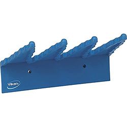 Vikan - Hygiène - Porte-outils mural - Polypropylène - Bleu