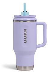 IGLOO Travel Mug 32 - gobelet de voyage isolé, gobelet en acier inoxydable, violet, 0,95 L pour le camping, la voiture, le bateau et les loisirs