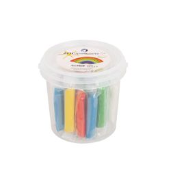AFH speelklei Pro, 25 stuks, afzonderlijk verpakt in emmer, 5 kleuren van elk 20 g