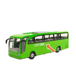 City - City Die -Cast Green Resebuss För Barn - 1 Styck