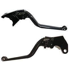ACCOSSATO Paire de leviers noirs pour Suzuki SV 1000/S de 2003 à 2007 (CC 1000)