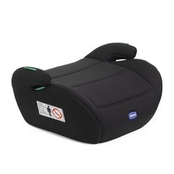 Chicco Quasar i-Size, Autostoel voor Kinderen 7-12 Jaar (126-150 cm), Gewicht 23-36 kg, Groep 3, Eenvoudig te Installeren met 3-Punts Veiligheidsgordel van het Voertuig, Comfortabele Zitting, Zwart