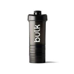 Bulk Iconic Storage Shaker Bottle, Black, 450 ml