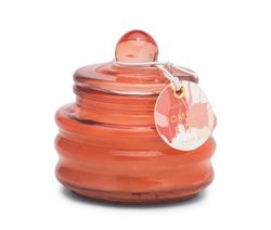 Paddywax Scented Candles Beam Collection Small Artisan Luxury Glass Jar Candle with Lid, 85g, Red - Pomelo Rose
