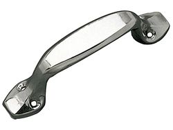 Amig - Tirador Multiusos Mod.5 de Acero Acabado en Cromado Brillo, Asa Adecuado para Colocar Horizontal o Vertical en Cajones y Puertas de Todo Tipo de Muebles y Armarios, Medida: 145 mm, Plateado