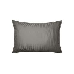 Taie d'oreiller en Satin de Coton, Grand Hôtel, Zinc, 50x75 cm, Essix