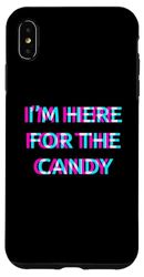 Custodia per iPhone XS Max I'm Here For The Candy Techno EDM Music Festival Raver Dance