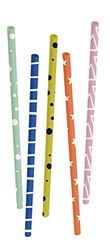 Folat Pajitas Papel FSC 20cm-20 piezas, multicolor, talla única (62839)