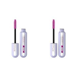 Maybelline Extension Mascara, Salon-Like Extension, Length & Volume, Long-Lasting 24H Buildable Formula, The Falsies Surreal, Black (Pack of 2)