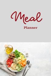 Anjel | Every Bite Counts: Your Daily Meal Planning Guide |Notebook 130 pages 6x9 inch