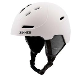 Sinner Silverton-Matte White-S (50-54) helm, volwassenen, uniseks, meerkleurig (meerkleurig)