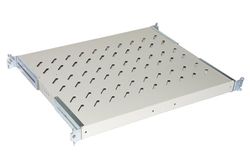 LINK Sécurité et Protection Ripian Modèle Universel per Armedio Rack 19 Allungabile 370-450 mm avec 4 Grigio AGGANCI