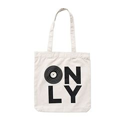 Grupo Erik Only Music Cotton Tote Bag - Cotton Shopping Bag - Eco Friendly - 14x15x4 inches | 37x39x10 cm - Canvas Bag - Cotton Bag - Gift Bag - Eco Friendly Gifts