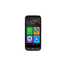 SPC Zeus 4G hölje – Smartphone för seniorer 4G, enkelt läge med stora symboler, SOS-knapp, fjärrkonfiguration, fysiska knappar och pekskärm 5,5 tum, Android 11 Go