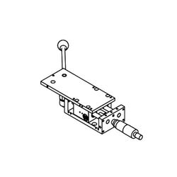 Mahr 5115127 Mesas lineales Millimar PR79 con unidad de ajuste, 40 mm de retracción C, 100 mm de longitud