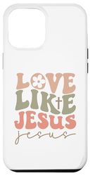 Custodia per iPhone 14 Plus Amore come Gesù Religioso Dio Fede Cristiano Donne Ragazza Bambino
