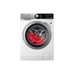 AEG L7WEE962 Lavasecadora de Libre Instalación, Carga Frontal, Lava 9 Kg, Seca 6 Kg, 1600 rpm, Serie 7000, Motor Inverter, Programa NonStop, Panel LCD, Puerta Inox, Blanco, Clase E