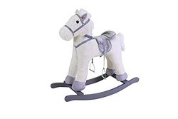 KNORRTOYS.COM-Caballo Mecedora Edda, Color Blanco (40504)