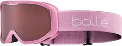 bollé INUK – Masque Ski Enfant – Rose Mat – Écran Rosy Bronze Cat. 3 – Confort optimal, Anti-buée, Anti-rayures, Idéal temps clair