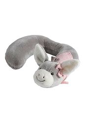 Coussin de nuque pour enfant Motif animal fille, Rose Délicat