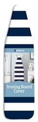 Whitmor Standard Housse de Planche à Repasser et Pad, Bleu Marine à Rayures