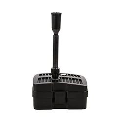 AquaForte GFU-2505 fonteinpomp + 5 W UV-C, vermogen 24 W, max. opvoerhoogte 1,6 M, max. debiet 1 m3 per uur, max. vijvergrootte 1,5 m3, 13/19/25 mm aansluiting, max. druk 2 bar, helder water
