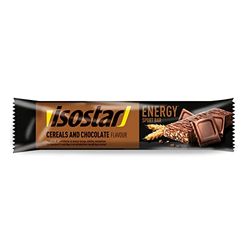 Isostar - Barre unitaire Energy Sport Bar Cereal saveur Chocolat - Barre Énergétique Source de Glucides - Apport en Energie - 201376